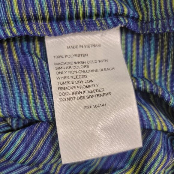 Reebok Women’s Speedwick Performance Blue Space Dye Workout Top – Size Large - Picture 14 of 14